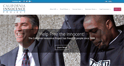 Desktop Screenshot of californiainnocenceproject.org
